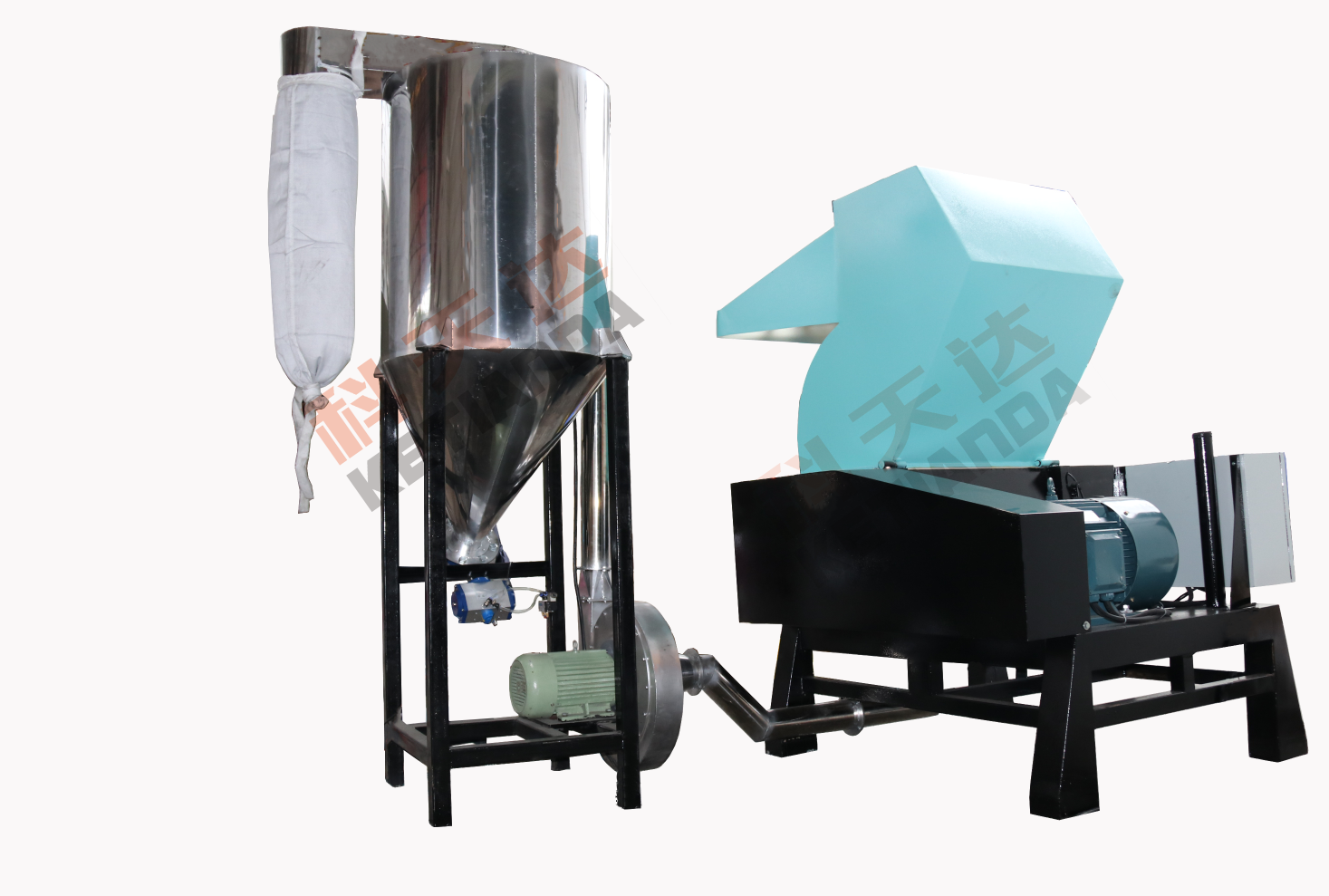 強力粉碎機+回收系統